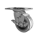 4.05109.455 COND MTG2 BRK7 Colson Swivel Caster