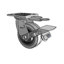 4.05109.455 COND MTG61 BRK1 Colson Swivel Caster