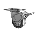 4.05109.459.2 MTG2 BRK2 Colson Swivel Caster
