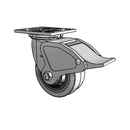 4.05109.459 COND BRK4 Colson Swivel Caster