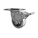 4.05109.459 COND MTG2 BRK2 Colson Swivel Caster