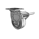 4.05109.459 SS BRK2 Colson Stainless Steel Swivel Caster
