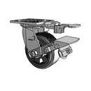 4.05109.4B1 MTG81 BRK1 Colson Swivel Caster