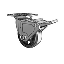 4.05109.4B5 BRK2 Colson Swivel Caster