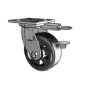 4.05109.4B9 MTG61 BRK3 Colson Swivel Caster