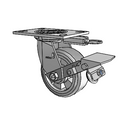 4.05109.4E5 MTG52 BRK1 Colson Swivel Caster