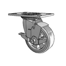 4.05109.4E9 MTG2 BRK7 SEAL Colson Swivel Caster
