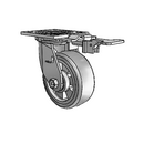 4.05109.4E9 SS MTG81 Colson Stainless Steel Swivel Caster