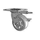4.05109.4F1 MTG54 BRK3 WB11 Colson Swivel Caster