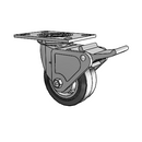 4.05109.4P5.2 MTG2 BRK2 Colson Swivel Caster