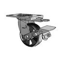 4.05109.534 MTG62 BRK1 Colson Swivel Caster