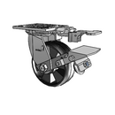 4.05109.534 MTG81 BRK1 Colson Swivel Caster