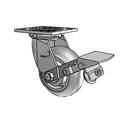 4.05109.551 BRK1 Colson Swivel Caster