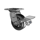 4.05109.641.7 BRK1 SEAL Colson Swivel Caster