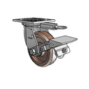 4.05109.812 HT MTG51 BRK1 Colson Swivel Caster