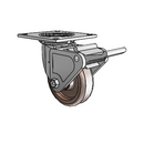 4.05109.819 HT MTG4 BRK2 Colson Swivel Caster