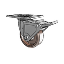 4.05109.832 HT MTG2 BRK2 Colson Swivel Caster