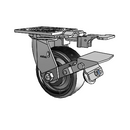 4.05109.835 EN MTG81 BRK1 Colson Swivel Caster