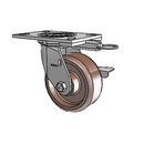 4.05109.839 HT MTG62 BRK3 Colson Swivel Caster