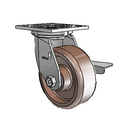 4.05109.839 HT SS BRK3 Colson Stainless Steel Swivel Caster