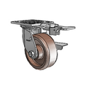 4.05109.839 HT SS BRK3 MTG81 Colson Stainless Steel Swivel Caster