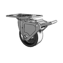 4.05109.839 MTG2 BRK2 Colson Swivel Caster