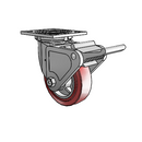 4.05109.915 BRK2 Colson Swivel Caster