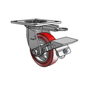 4.05109.919 MTG54 BRK1 Colson Swivel Caster