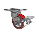 4.05109.925 MTG2 BRK1 Colson Swivel Caster