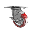 4.05109.929 MTG2 BRK7 Colson Swivel Caster