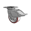 4.05109.931 BRK4 Colson Swivel Caster
