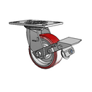 4.05109.935 MTG2 BRK1 SEAL Colson Swivel Caster