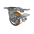4.05109.939.3 MTG81 BRK1 Colson Swivel Caster