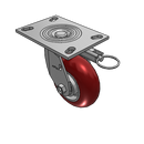 4.05109.9PC MTG52 Colson Swivel Caster
