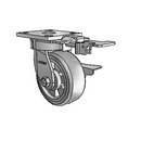 4.05189.4E1 MTG81 BRK3 Colson Kingpinless Swivel Caster