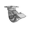 4.05189.4E9 BRK1 TG1 Colson Kingpinless Swivel Caster