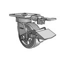4.05189.4E9 MTG81 BRK1 Colson Kingpinless Swivel Caster