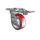 4.05189.935 MTG81 Colson Kingpinless Swivel Caster