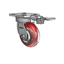 4.05189.9PC MTG81 Colson Kingpinless Swivel Caster