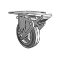 4.06108.441 MTG4 BRK2 Colson Rigid Caster