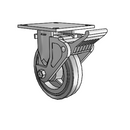 4.06108.445 MTG4 BRK2 Colson Rigid Caster