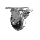 4.06108.449 COND MTG4 BRK2 Colson Rigid Caster