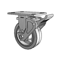 4.06108.451 MTG2 BRK2 Colson Rigid Caster
