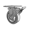 4.06108.455 MTG4 BRK2 Colson Rigid Caster