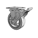 4.06108.459 BRK2 LH7.25 Colson Rigid Caster