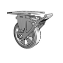 4.06108.4F9 MTG4 BRK2 Colson Rigid Caster