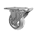 4.06108.555 MTG4 BRK2 LH7.25 Colson Rigid Caster