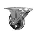 4.06108.5B1 MTG4 BRK2 LH7.25 Colson Rigid Caster