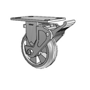 4.06108.5F9 MTG2 BRK2 Colson Rigid Caster