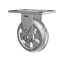 4.06108.5F9 MTG2 LH7.25 Colson Rigid Caster